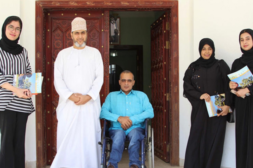 OBA's team visited the Oman Association for disabled